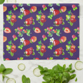 LINGE DE CUISINE FRAISES (Plié)
