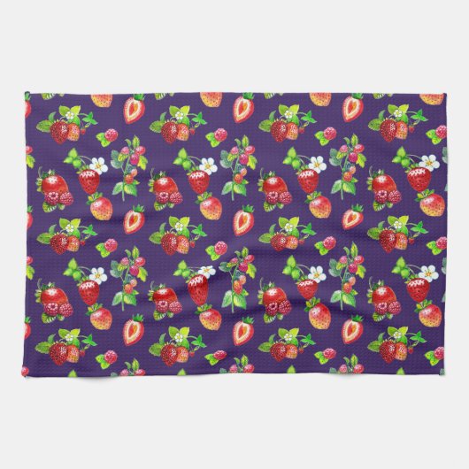 LINGE DE CUISINE FRAISES (Horizontal)