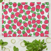 Linge De Cuisine Fraises (Plié)