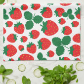 Linge De Cuisine Fraises (Plié)