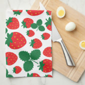 Linge De Cuisine Fraises (Quart Plié)