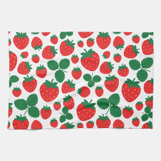 Linge De Cuisine Fraises (Horizontal)