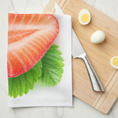 Linge De Cuisine Fraises (Quart Plié)