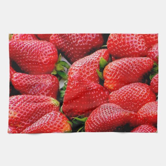 Linge De Cuisine Fraises (Horizontal)