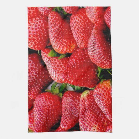 Linge De Cuisine Fraises (Vertical)