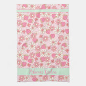 Linge De Cuisine Fraises de printemps doux Personnalisées (Vertical)