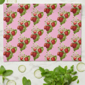 Linge De Cuisine Fraises des champs (Plié)