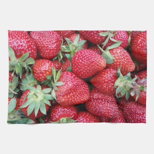 Linge De Cuisine fraises fraîches (Horizontal)