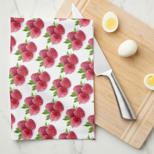 Linge De Cuisine Framboise (Quart Plié)