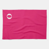 Linge De Cuisine Framboise légère à la mode Lettré (Horizontal)