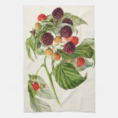 Linge De Cuisine Framboise violette vintage (Vertical)