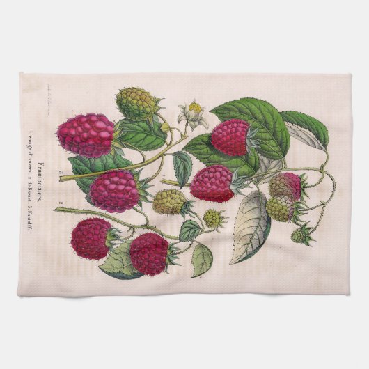 Linge De Cuisine Framboises (Horizontal)