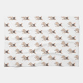 Linge De Cuisine Français Bulldog (Masqué) (Horizontal)