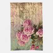 Linge De Cuisine francais chic, shabby chic, roses roses roses, flo (Vertical)
