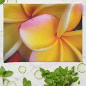 Linge De Cuisine Frangipani hawaïen (Plié)