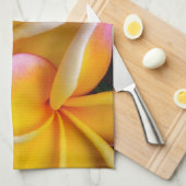 Linge De Cuisine Frangipani hawaïen (Quart Plié)