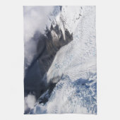 Linge De Cuisine Franz Josef Glacier Vue aérienne, Nouvelle-Zélande (Vertical)