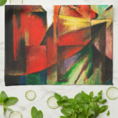 Linge De Cuisine Franz Marc Les Renards Red Fox Expressionnisme all (Plié)