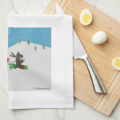 LINGE DE CUISINE FRAPPER LES PENTES (Quart Plié)