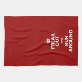 Linge De Cuisine Freak et courez autour (Horizontal)