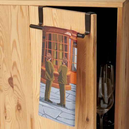 Linge De Cuisine Fred et George chez Weasley's Wizard Wheezes (Pliage en tiers)