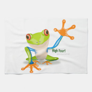 Linge De Cuisine Freddie Frog "High Four"