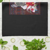 Linge De Cuisine French bulldog Christmas Lights Ugly Sweater Dog (Plié)