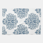 Linge De Cuisine French Grey Elegant Damask (Horizontal)