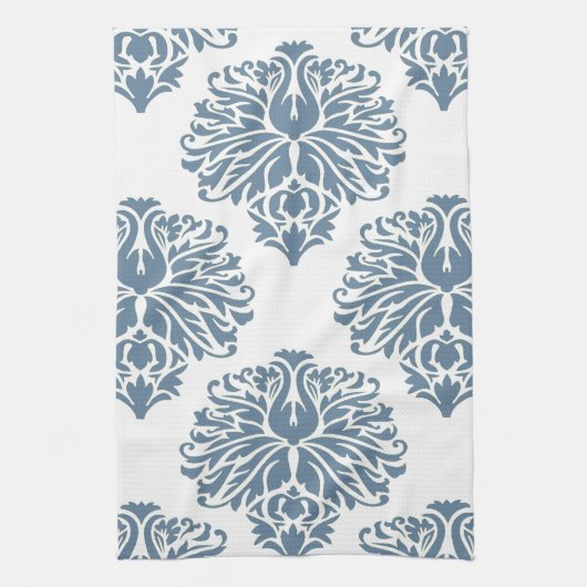 Linge De Cuisine French Grey Elegant Damask (Vertical)