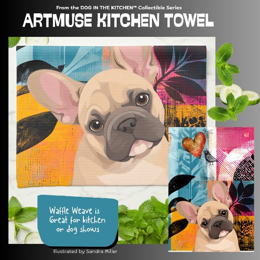 Linge De Cuisine FRENCHIE Bouledogue Français