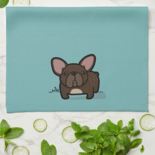 Linge De Cuisine Frenchie Brindle