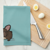 Linge De Cuisine Frenchie Brindle (Quart Plié)