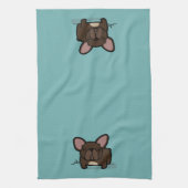 Linge De Cuisine Frenchie Brindle (Vertical)