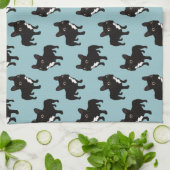 Linge De Cuisine Frenchie Brindle aime faire une promenade (Plié)