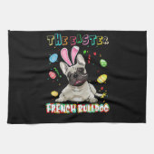 Linge De Cuisine Frenchie Gift| Le Bunny de Pâques (Horizontal)