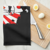 Linge De Cuisine Frenchie Gift | Sympa French Bulldog USA Flag (Quart Plié)