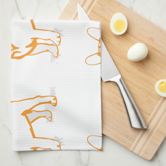 Linge De Cuisine Frenchie Howlelu (Quart Plié)