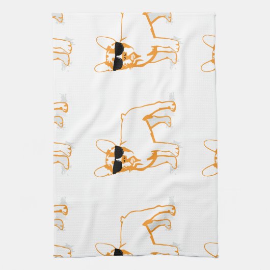 Linge De Cuisine Frenchie Howlelu (Vertical)