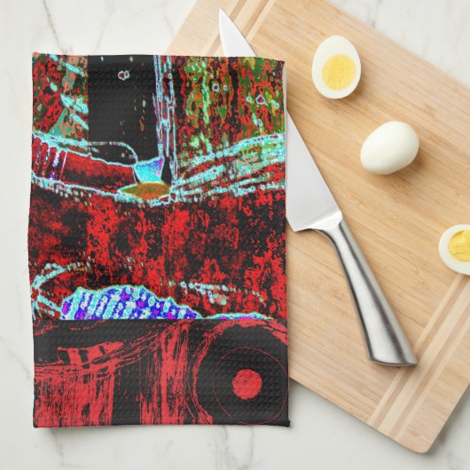 Linge De Cuisine Frequency Serpent – Abstract Energy Compact Mirror (Quart Plié)