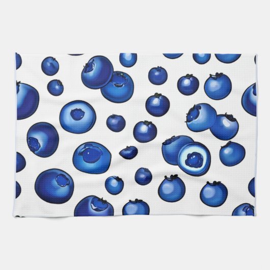 Linge De Cuisine Fresh Blueberry (Horizontal)