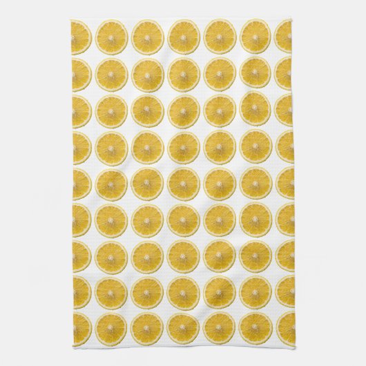 Linge De Cuisine Fresh Yellow Lemon Slice Citrus Pattern Kitchen (Vertical)