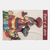 Linge De Cuisine Fresque carreaux pour femmes mexicaines (Horizontal)