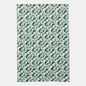 Linge De Cuisine Friandises de fêtes - Menthe (solide) (Vertical)