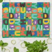 Linge De Cuisine FRIENDS™ | Comment vas-tu Design Vibrant (Plié)