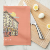 Linge De Cuisine FRIENDS™ | L'immeuble de l'appartement de Monica (Quart Plié)