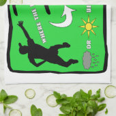 Linge De Cuisine Frisbee final la pluie et le beau temps (Plié)