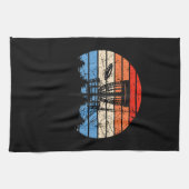 Linge De Cuisine Frisbee Golf Disque Golf Rétro (Horizontal)