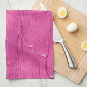 Linge De Cuisine Froid de gâteau rose (Quart Plié)