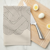 Linge De Cuisine Frontière abstraite (Quart Plié)