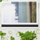 Linge De Cuisine Frontière de l'horizon de Chicago (Plié)